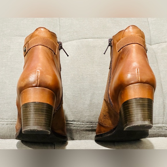 Dorking by Fluchos NWOT Women’s Dalma Brown Leather Ankle Boot - Size 37 - Picture 5 of 11